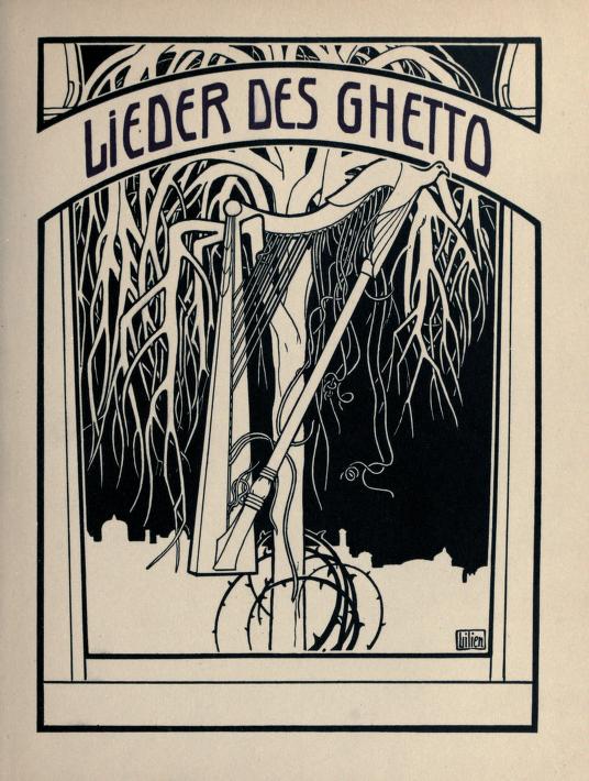 Strona tytułowa Lieder des Ghetto/Pieśni getta